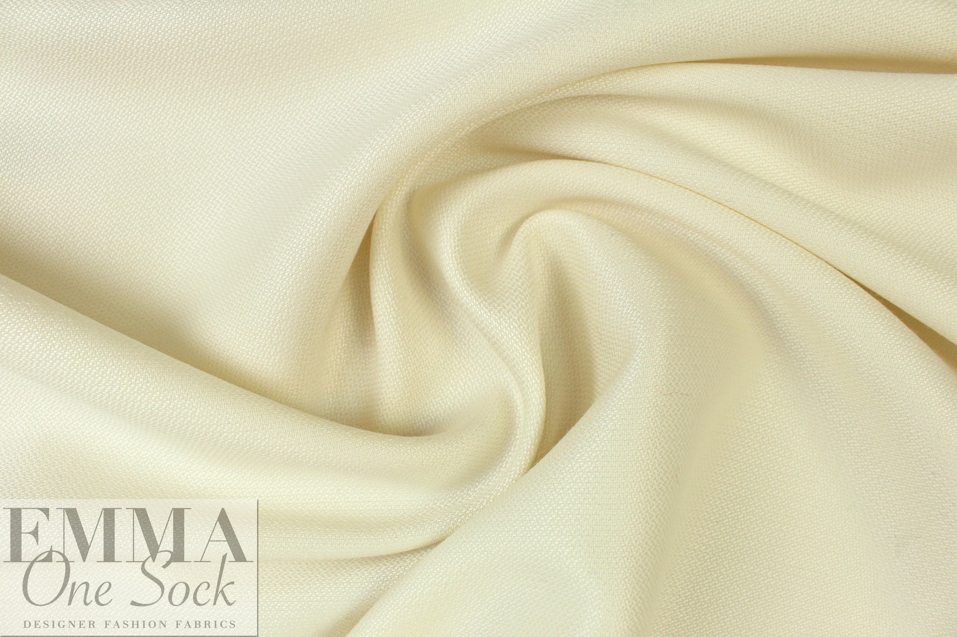 Italian wool pique' textured woven - creamy vanilla 1 yard