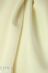 Italian wool pique' textured woven - creamy vanilla 1 yard