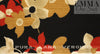 Italian wool pique textured woven - tandoori floral