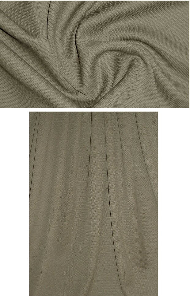 Ca1vin K. wool stretch pique' woven - caper