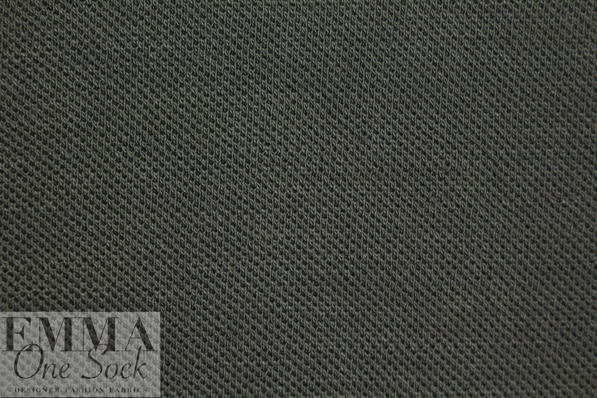 Italian wool micro-pique knit - pewter 1 yard