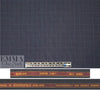 famous designer super 130 wool plaid - midnight 2 yd