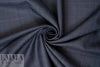 famous designer super 130 wool plaid - midnight 2 yd