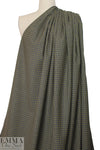 famous designer virgin wool plaid - carbon/yellow