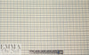 famous designer virgin wool plaid - ivory/robin's egg 1.5 yd