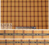 famous designer merino wool plaid - cinnamon 1.5 yd