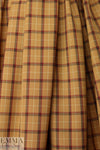 famous designer merino wool plaid - cinnamon 1.5 yd