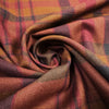 Italian spice tones plaid all-wool twill weave dress weight 1.875 yds