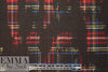 Italian 'now you see it' wool plaid suiting 1.875 yd