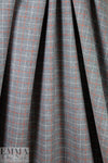 Rag and B0ne gray/tangerine plaid wool suiting