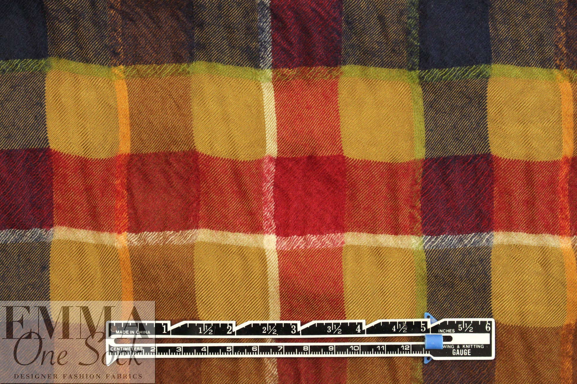 NY designer yarn-dye wool/viscose spice toned woven