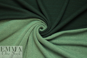 Italian double-sided sweater knit - shale/deep forest