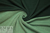 Italian double-sided sweater knit - shale/deep forest 1 yard