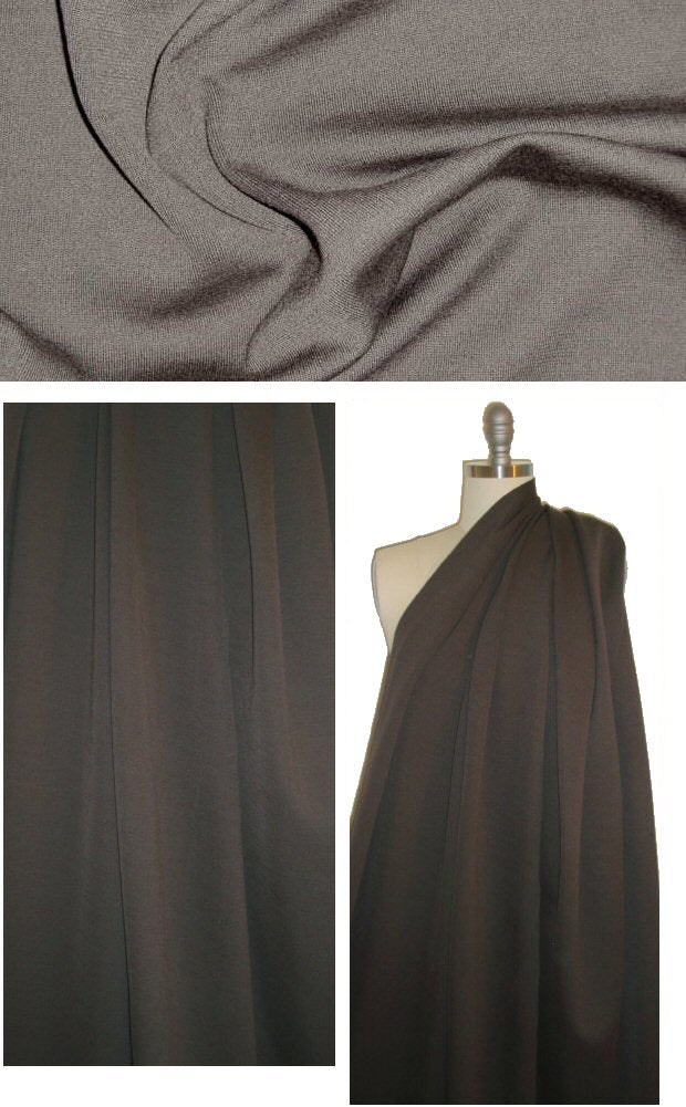 St. John wool blend ponte - mocha .875 yds