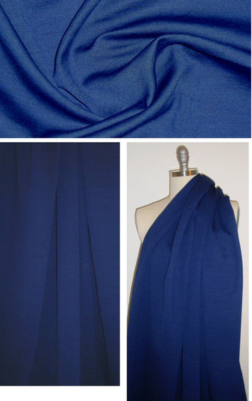 St. John wool blend ponte - navy heather