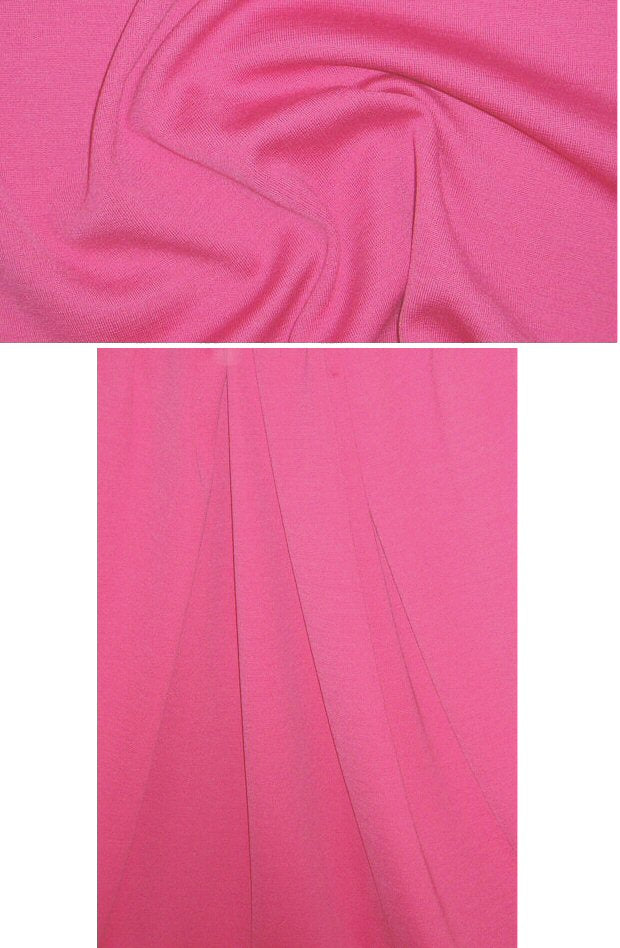 St. John wool blend ponte - hot pink 2.25 yds