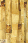 Italian sepia basket closeup silk/viscose woven