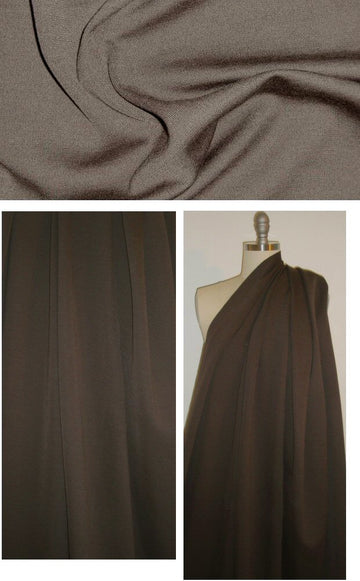 St. John wool blend drapey doubleknit - espresso