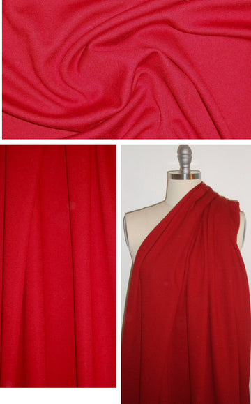 St. John wool blend drapey doubleknit - red