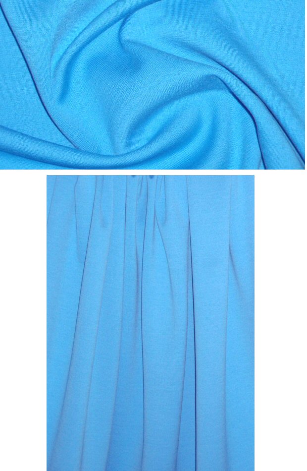 St. John wool blend ponte - french blue 1.80 yds