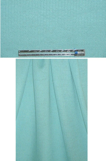 chunky ribbed 100% wool sweater - aqua mint 1.25 yds