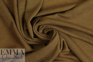NY designer featherweight wool rib knit - cafe' au lait