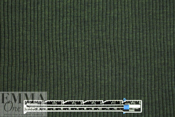 NY designer 4x4 ribbed wool sweater knit - forest