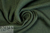 NY designer 4x4 ribbed wool sweater knit - forest 1 yard