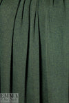 NY designer 4x4 ribbed wool sweater knit - forest 1 yard