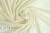 NY designer featherweight wool rib knit - ivory