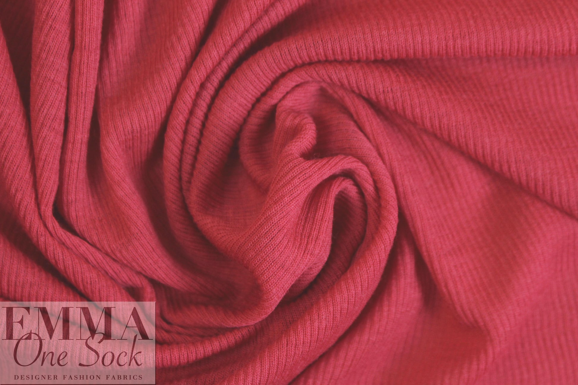 NY designer featherweight wool rib knit - desert rose