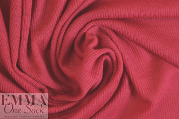 NY designer featherweight wool rib knit - desert rose