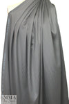 superfine luxury wool sateen - banker's grey 1.75 yd