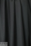 superfine luxury wool sateen - black 1.625 yd