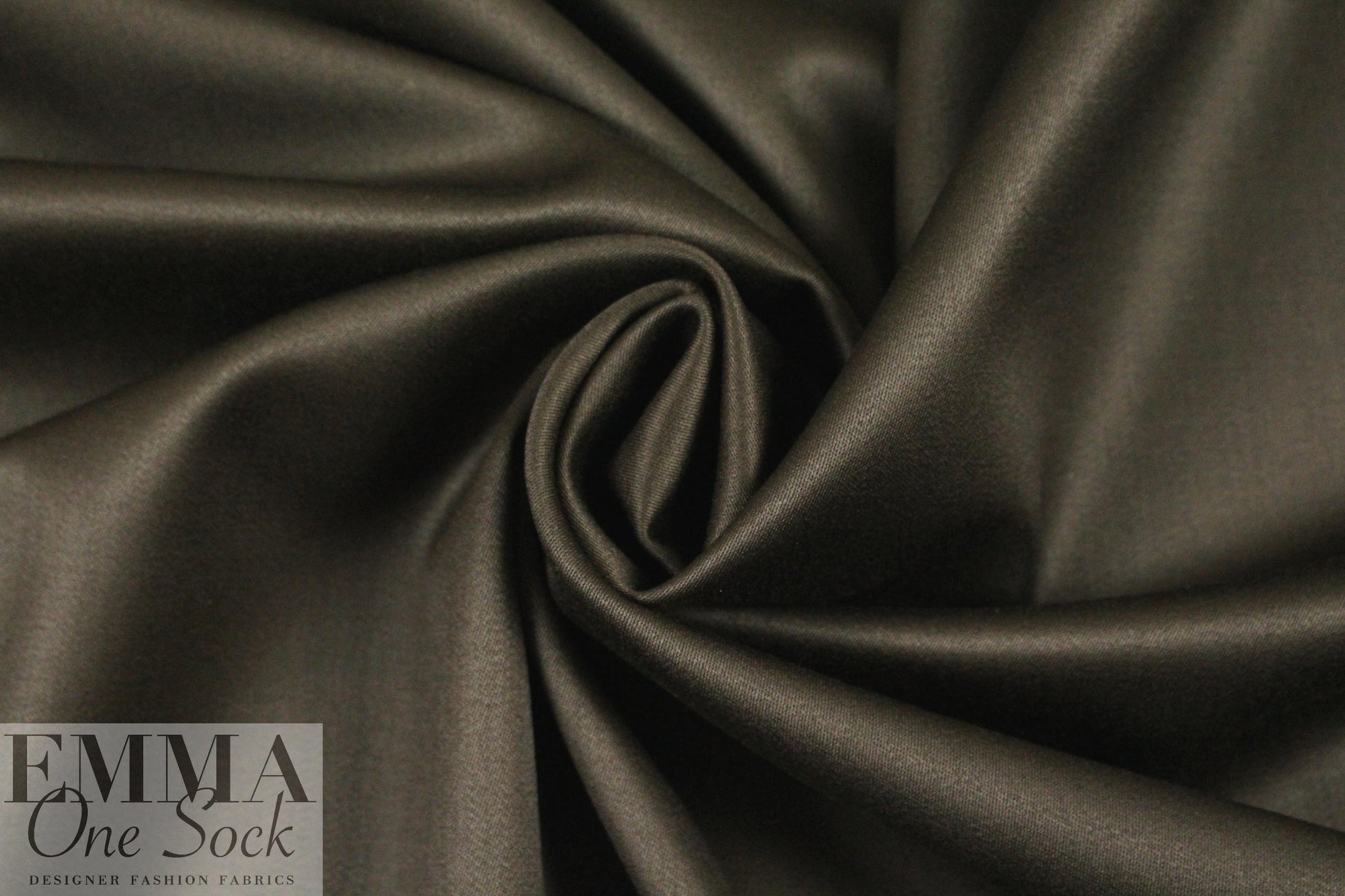 superfine luxury wool sateen - dark chocolate 2.25 yd