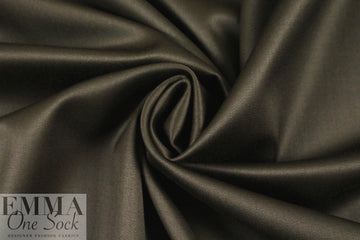 superfine luxury wool sateen - dark chocolate 2.25 yd