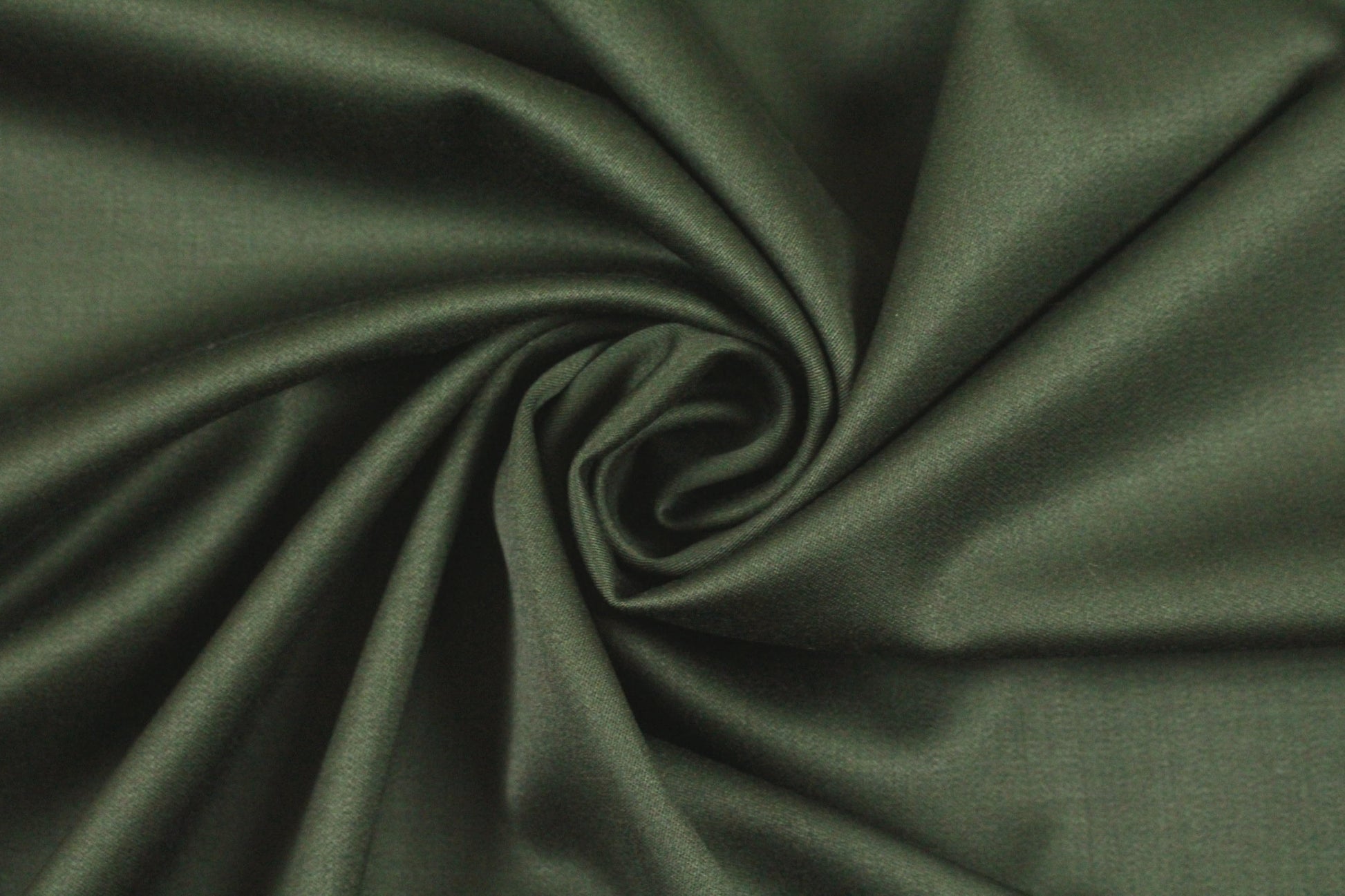superfine luxury wool sateen - hunter