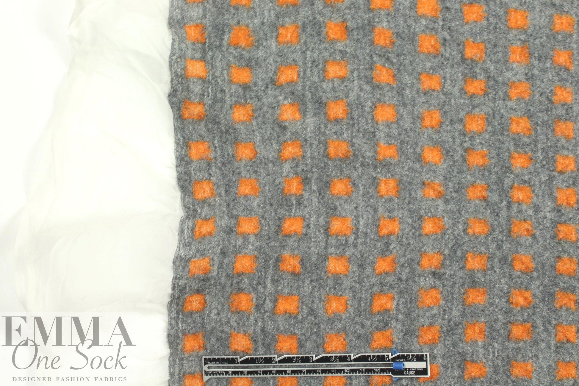 NY designer needle-felted wool/silk woven