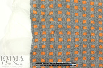 NY designer needle-felted wool/silk woven 1.75 yds