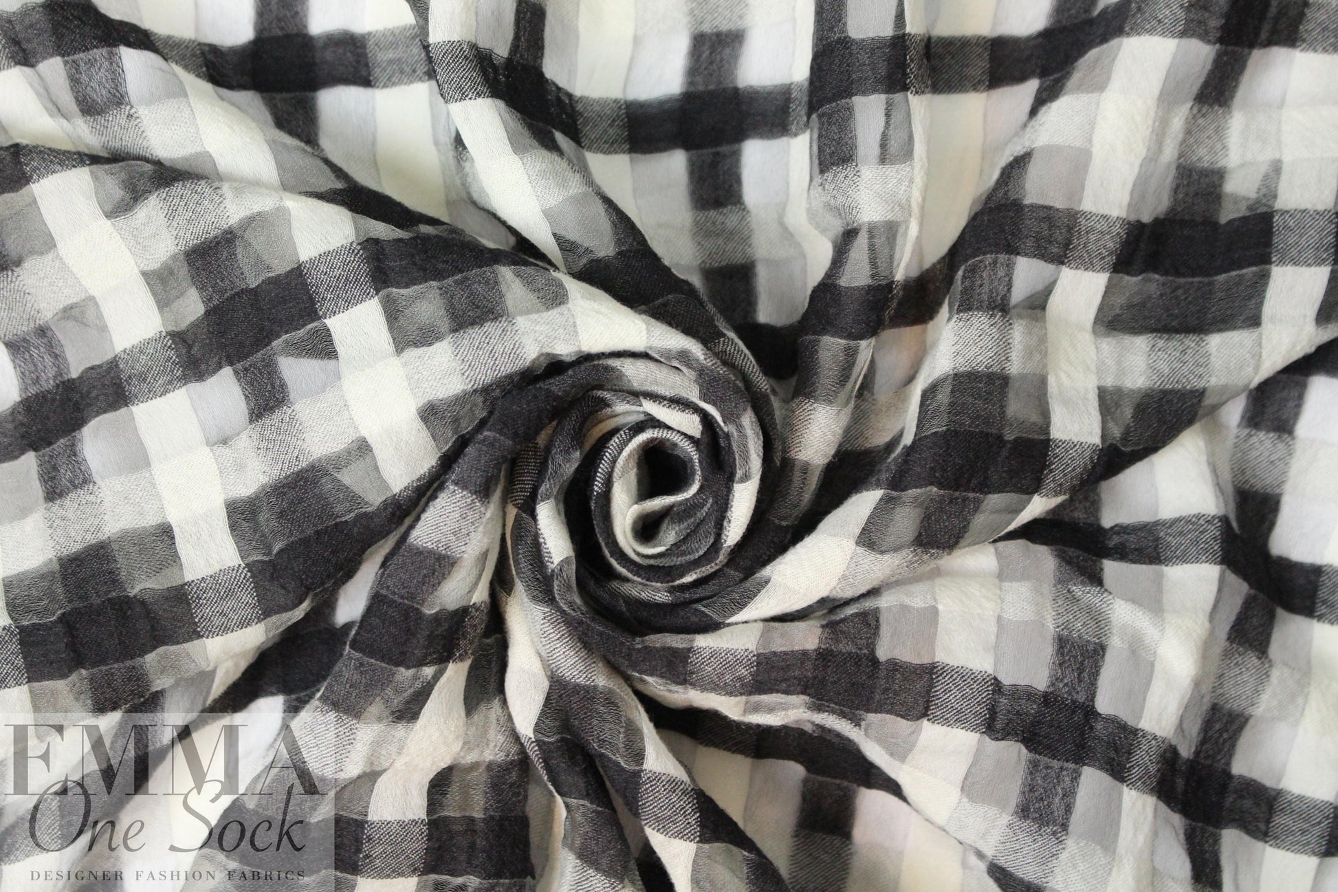 Noriso1 Ferrari wool/silk checkered burnout