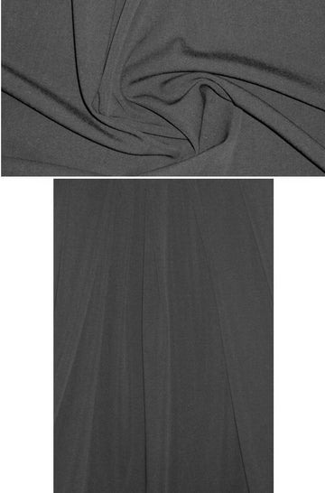 Ca1vin K. wool/silk stretch woven - black