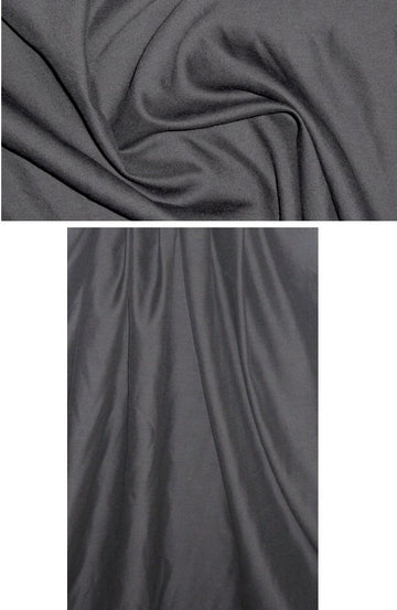 Ca1vin K. wool/silk suiting - black 1.375 yds