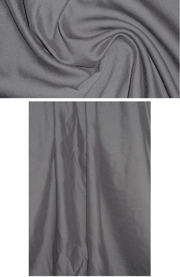 Ca1vin K. wool/silk suiting - graphite 1.375 yd