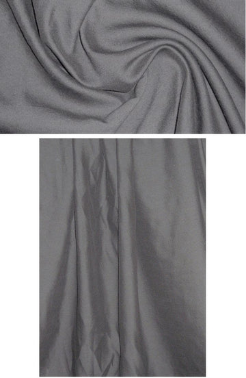 Ca1vin K. wool/silk suiting - graphite 1.625 yds