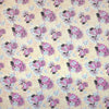 Emanue1 Ungaro floral printed wool/silk crinkle texture jacquard woven .625 yds