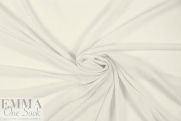 Italian semi-sheer wool/silk textured voile - alabaster 2 yds