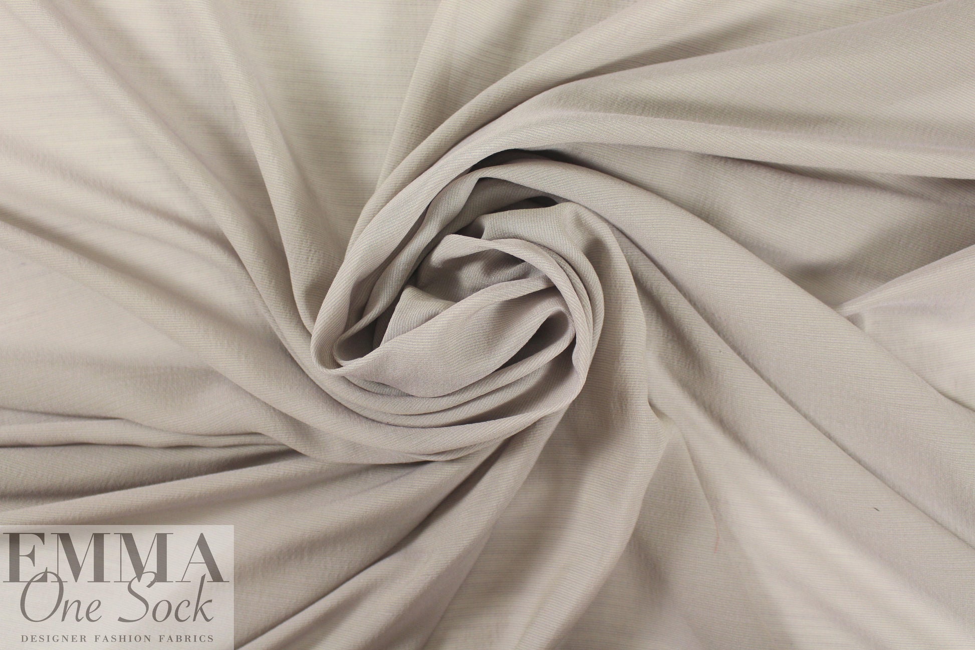 Italian semi-sheer wool/silk textured voile - gull .875 yds