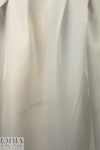 Italian semi-sheer wool/silk textured voile - gull .875 yds