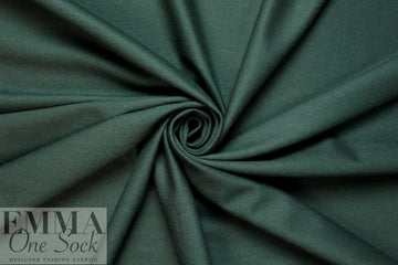Italian 4-way stretch wool twill suiting - forest 1.875 yd