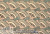 NY designer deco graphic printed wool stretch woven